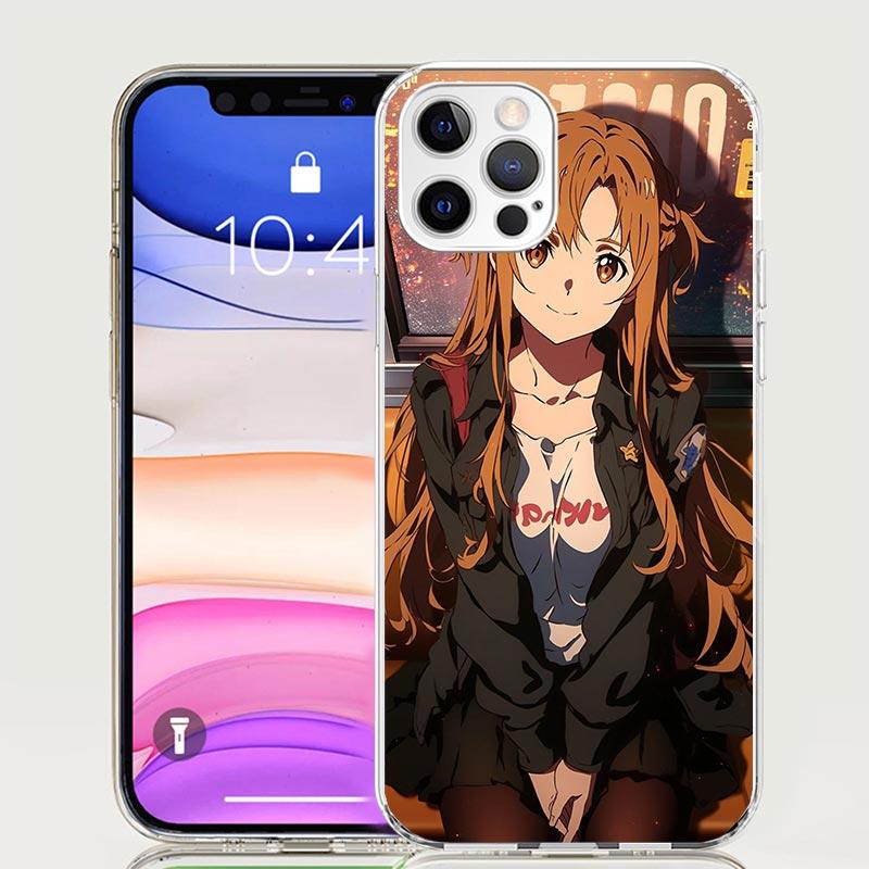 Sword Art Online Yuuki Asuna Phone Case For iPhone 17 Air 16 15 Plus 11 14 Pro Max 13 Mini 12 7 8 + SE Pattern Art Customized Co