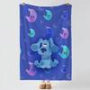 Cartoon B-Blue's Clues-s Throw Thick Comfort Flannel Quilt, Multi-scene Use Indoor Outdoor Daily Nap