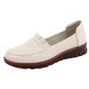 Doudou shoes soft leather Oxford sole flats spring and autumn non-slip soft sole medium and old single shoes casual and comfortable