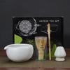 Japanese Ceramic Matcha Whisk & Bowl 4-Piece Set