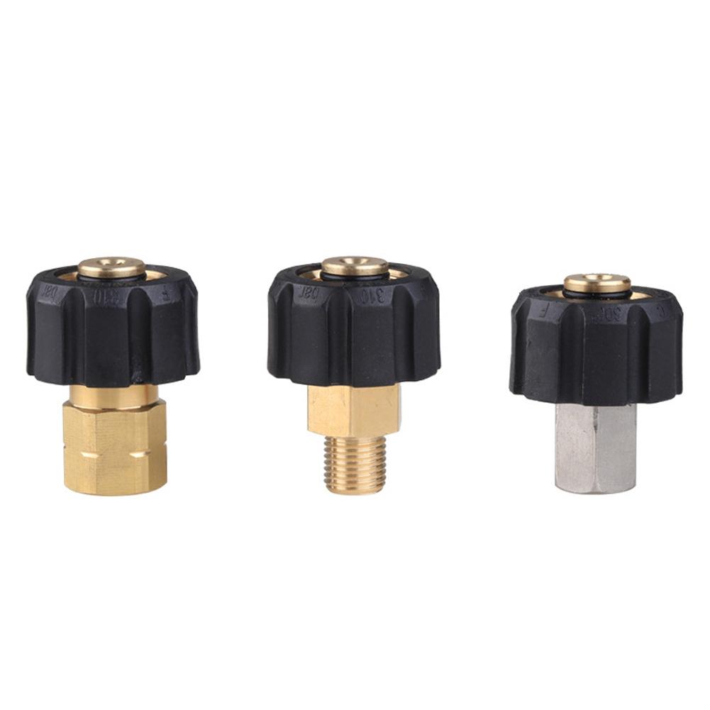 Rýchlospojky pre vysokotlakový čistič M22 14 mm na 3/8 palca a 1/4 palca Adaptér na hadicu a pištoľ vysokotlakového čističa Max 5000 PSI