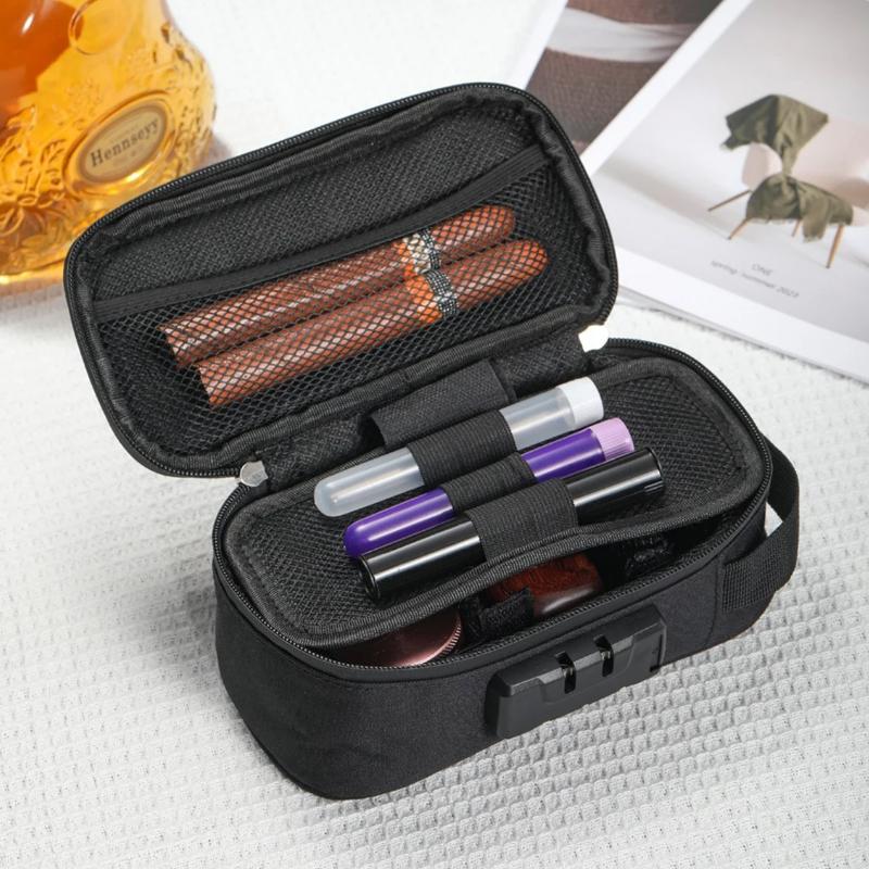 Geruchsdichte Tasche Große Kapazität Mit Schloss Aktivkohle Deodorant Tasche Tragbare Pfeifentasche Reise Datenkabel Aufbewahrungstasche