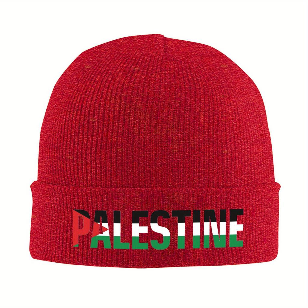 Palestined Hat Autumn Winter Beanie Warm  Caps Female Male Acrylic Knitted Caps