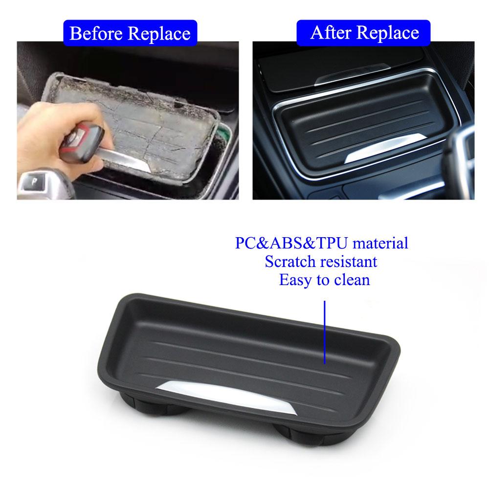 51169232068 Car Center Console Cup Holder Storage Tray Insert Cover Trim For BMW 3 4 Series F30 F31 F34 F35 F80 F32 F33 F36 F82