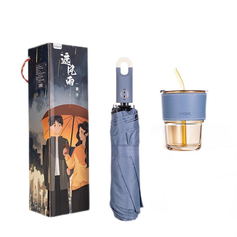 Shanzhongshan Glass Cup & Umbrella Gift Set