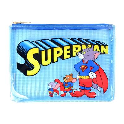 Flat Pouch TOM and JERRY As SUPERMAN