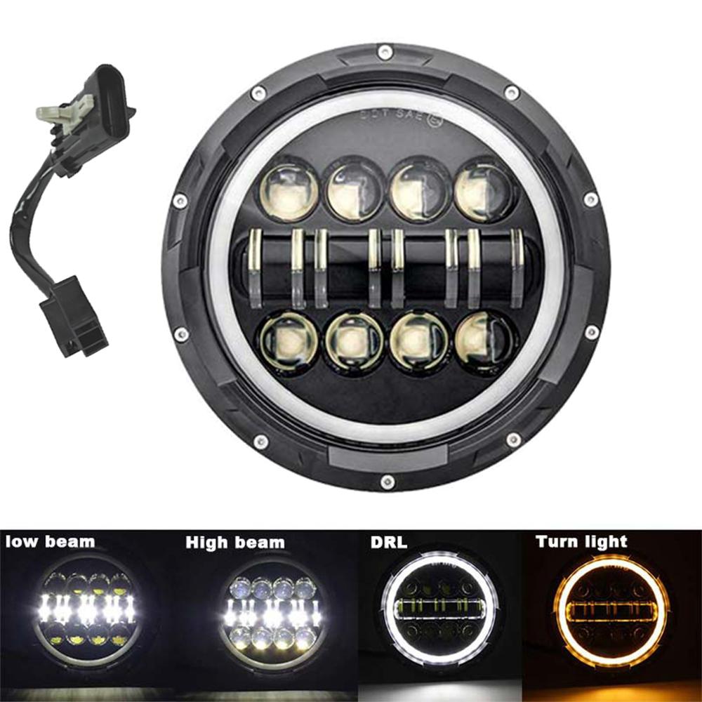 7 Inch LED Motorcycle Headlight for Harley Touring Ultra Classic Electra Street Glide Road King For Yamaha Motorbike Headlamp