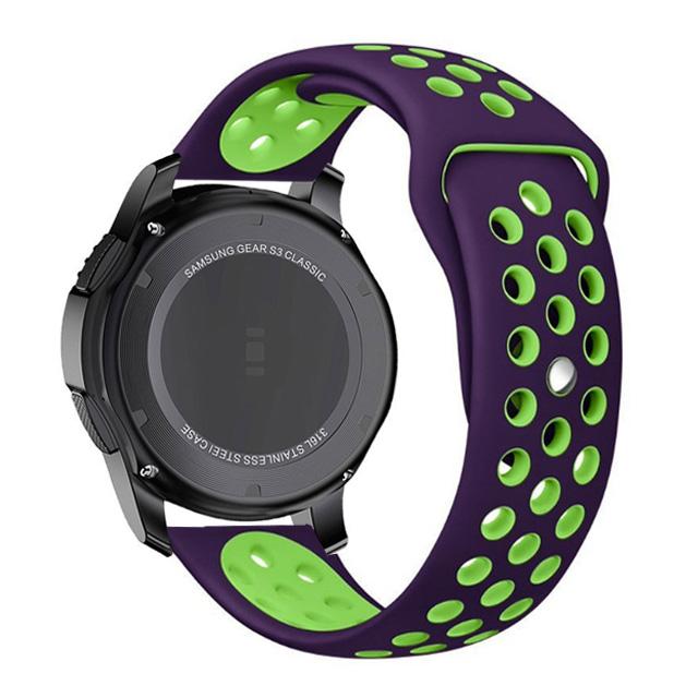 20mm/22mm Silicone strap For Samsung Galaxy Watch 4/3/Huawei Watch 3/GT Sports Breathable Bracelet band For Amazfit GTR/Active 2