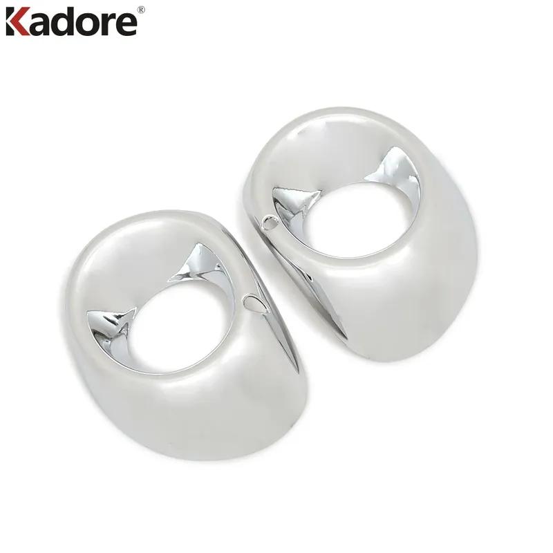 Front Fog Light Lamp Cover Trim For Mitsubishi Outlander 2013 2014 2015 Chrome Car Head Foglight Bezel Trim Exterior Accessories