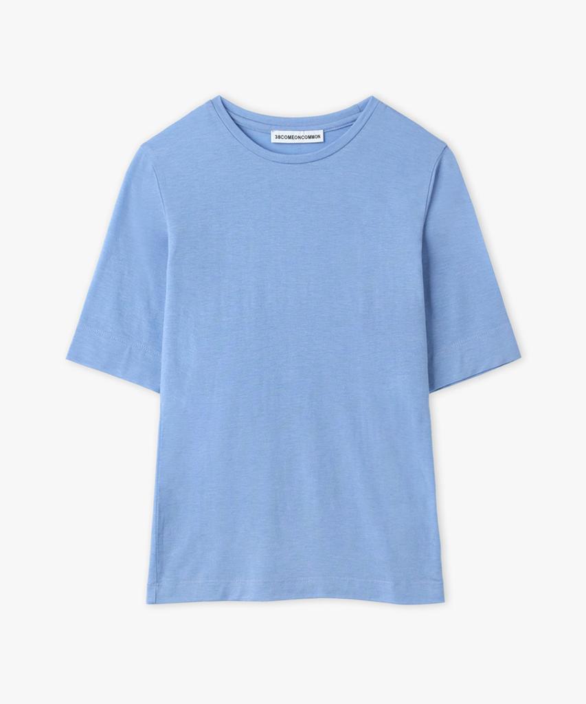38COMEONCOMMON Slim Half T-Shirt (Sky Blue)