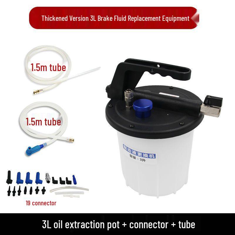 3L Pneumatic Brake Fluid Change Machine & Oil Extractor Tool for Auto Maintenance