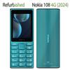 Відновлений Nokia Оригінальний Nokia 108 4G (2024) Мобільний телефон з 2 SIM-картами
