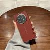 Applicable To Oppofindn1 Mobile Phone Case, New Center Axis  N1 Plain Leather Electroplating Lens All-inclusive Hinge Anti-drop Case