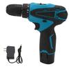 12V Lithium Battery Electric Drill Rechargeable Cordless Screwdriver for Wood Plastic Drilling