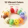 Mini Dumpling Squishy Stress Ball Fidget Toys Slow Rebound Stress Relief Pinch Decompression Toys for Children Adult