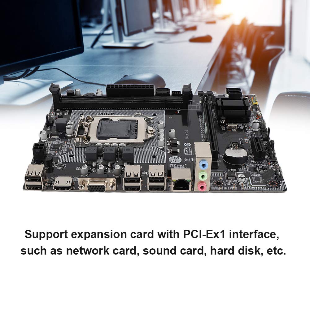 H61M Motherboard I3/i5/i7 Series Desktop Motherboard (for H61M Series) Dual DDR3 1066/1333/1600MHz PCIE Ports