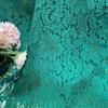 Lace Fabric 150x150cm for Dresses Clothes Sewing White Blue Hollowed-out Plain Cloth Heavy Press Yarn Three-dimensional Mesh