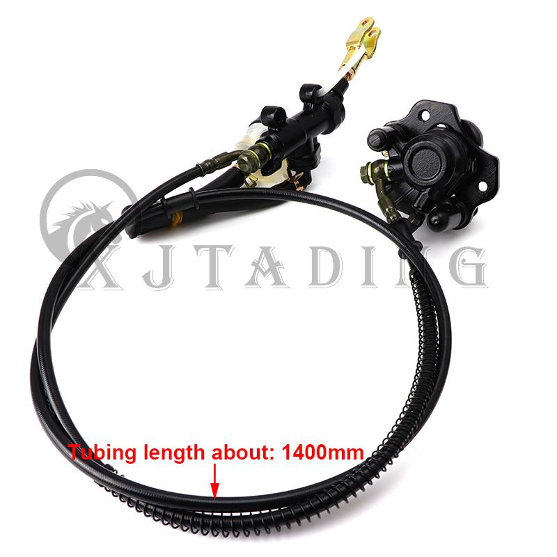 Karting Hydraulic Rear Disc Brake Caliper System Pads For 150cc 200cc 250cc ATV Go kart Dune Buggy Quad Dirt Bike parts