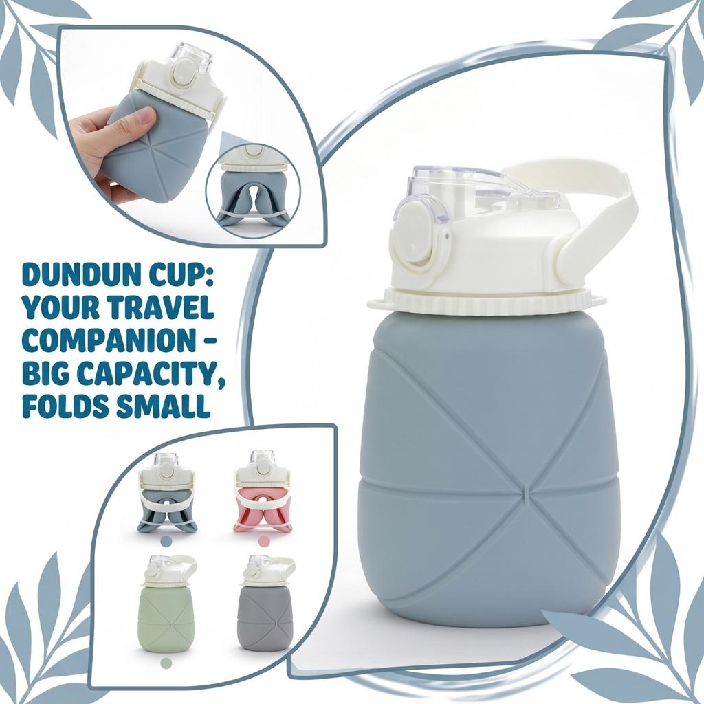 Large Capacity Outdoor Ton Cup, Portable For Travel, Can Be Easily Folded