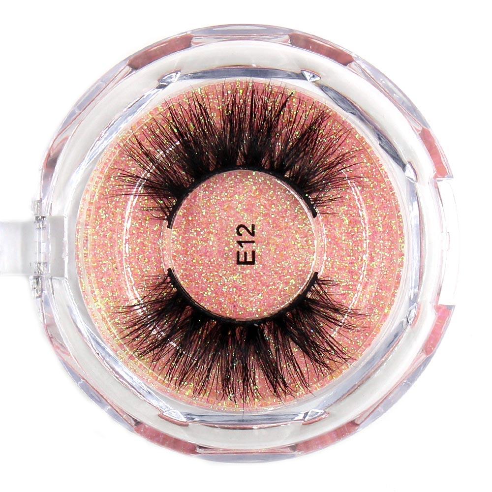 AMAOLASH Eyelashes Mink Lashes High Volume Thick False Eyelashes 3D Eyelash Extension Dramatic Soft Long Lasting Eye Lashes E01