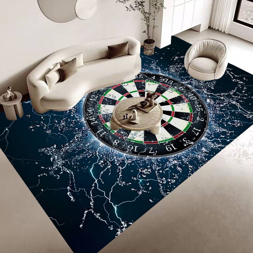 DARTS Dart Board Arrow Target Door Mat Kids Room Bedroom Decoration Balcony Anti-Slip Doormat Living Room Doormat Area Rug