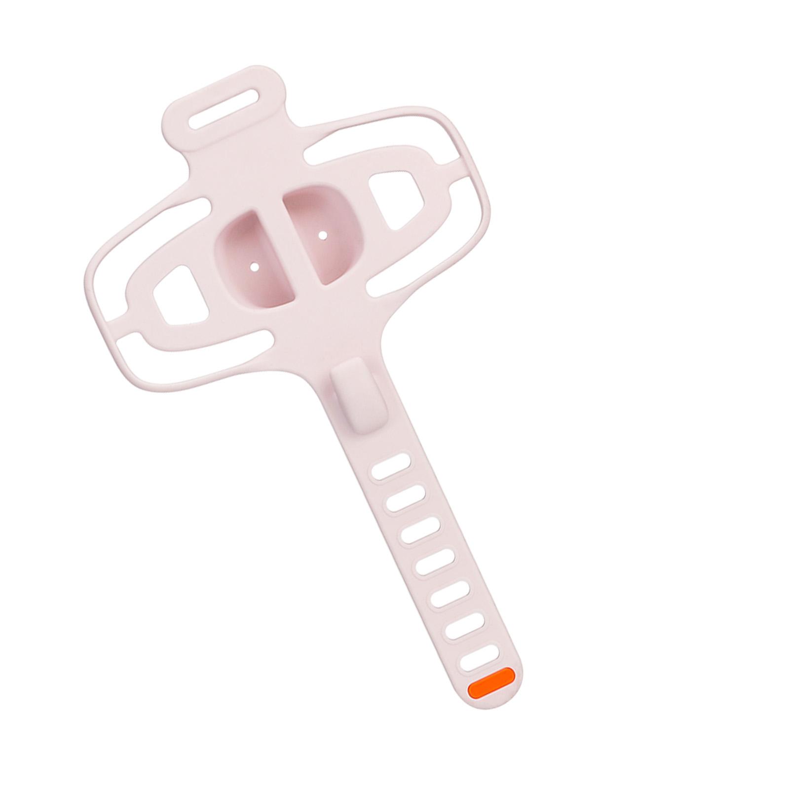 

Silicone Bike Phone Mount with Adjustable Strap Shockproof Stable Smartphones Holder Universal Compatibility Black Pink