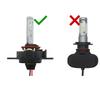 1X H1 HID Xenon Bulb Retainer Holder Headlamp Socket Adapter For Nissan Skyline GT-R R32 240SX Silvia For Benz S320 W140 SAAB