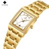 Wwoor Grip Love With Diamond Waterproof Square Steel Belt Quartz Women'S Watch Leisurely Fashion Women'S Watch 8858