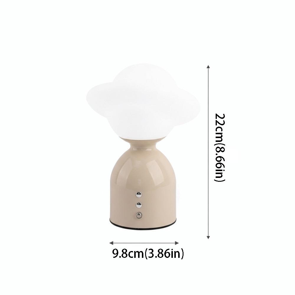 Touchable Dimming Night Light Modern Minimalist Creative Decorative Atmosphere Lamp Type-C Rechargeable Cartoon Design