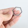Titaniums Keychains Hangings Buckle Easily Open Keychains Rings Side Pushing Split Keyring Portable Keychain Buckle