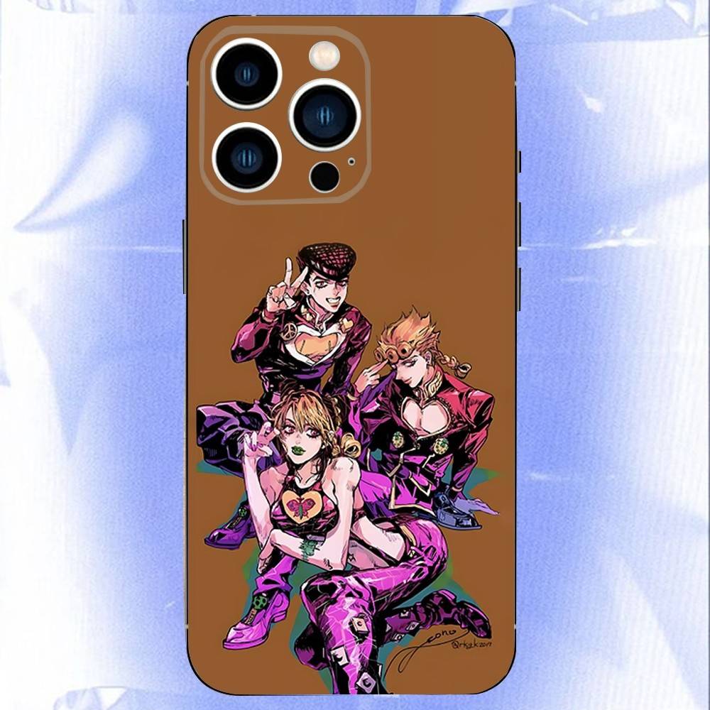 

J-JoJo Jolyne C-Cujoh Phone Case For iPhone 16e,16,15,14,13,12,11,Pro,X,XS,Max,XR,Plus,Mini Soft Black Cover iPhone16promax