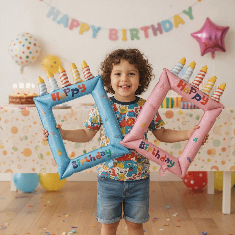 Photo Props Photo Frame Balloons Large Inflatable Balloons  Birthday Party Decorations