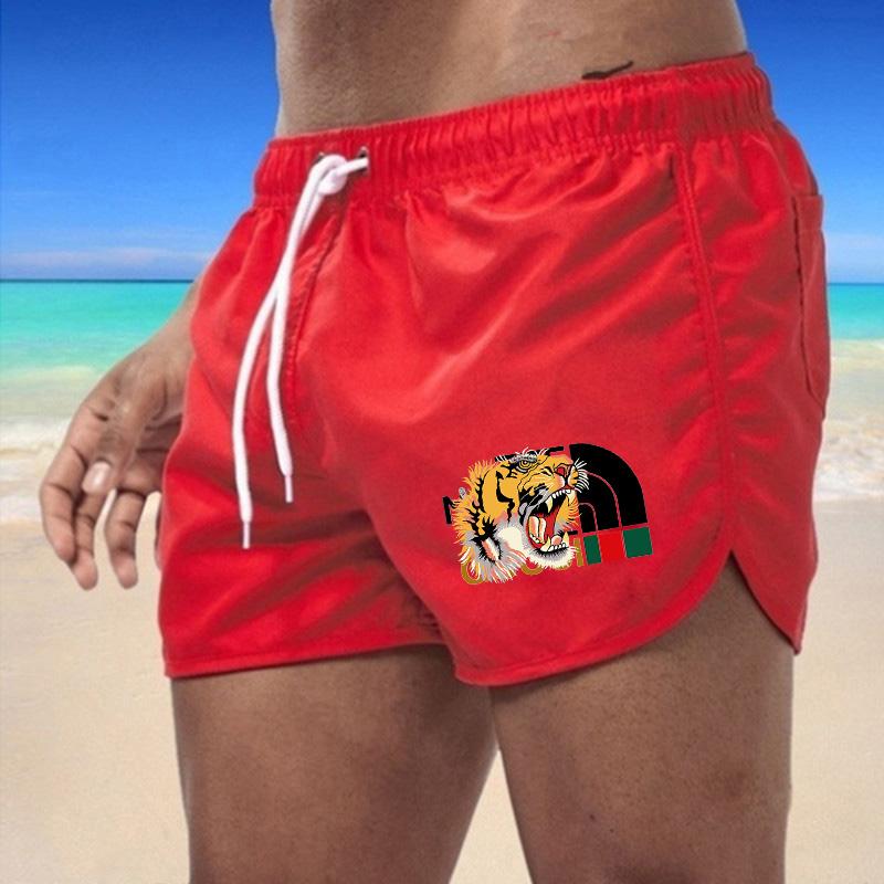 BBK-36 2025 Summer Men's Quick-Drying Swim Trunks Sports Pants Swimwear Beach Shorts Jogging Shorts