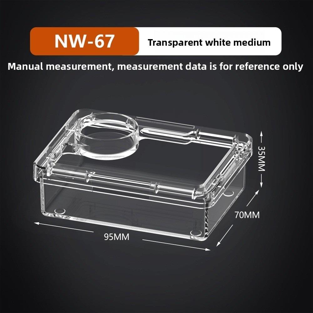 Reptile Lizards Geckos Feeding Bowls Prevent Tenebrio Molitor and Blaptica Dubia Anti Overturning Trough Feeder Transparent