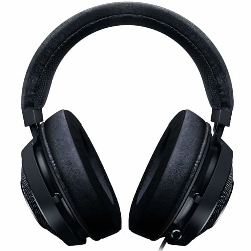 Razer Kraken Black Gaming Headset Analog Connection PS5 PS4 PC Switch Smartphone Cooling Gel Pad [Japanese Authorized Distributor Guaranteed Product]