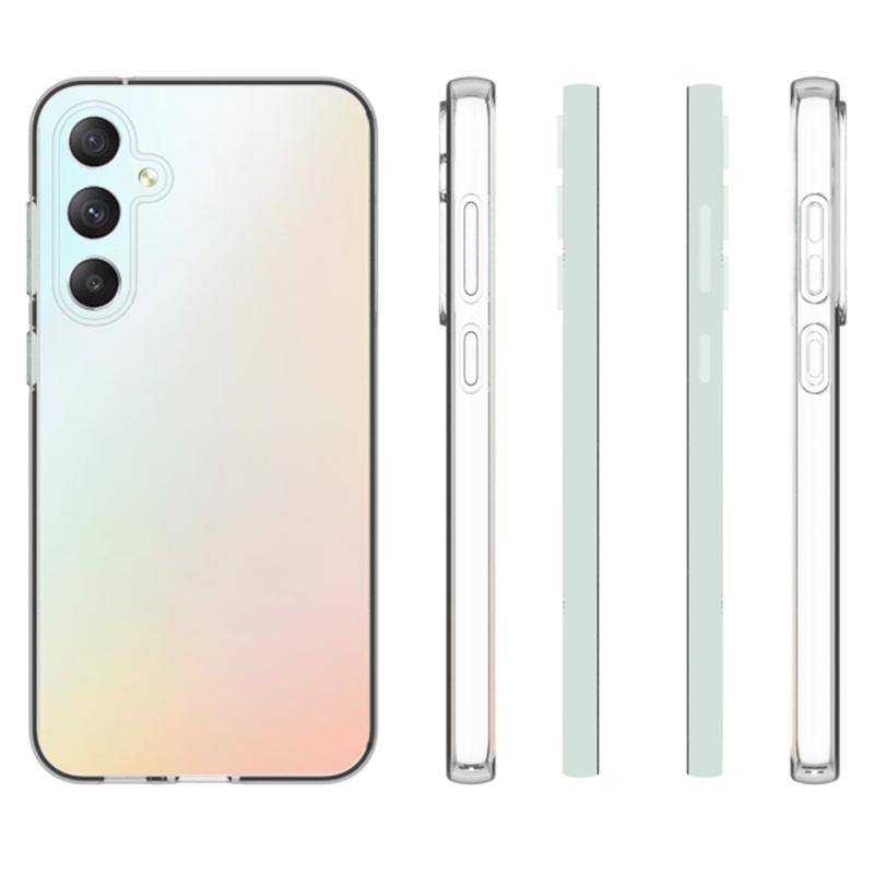 For Samsung Galaxy S23 FE Watermark-Free Phone TPU Case Transparent Glossy Phone Cover