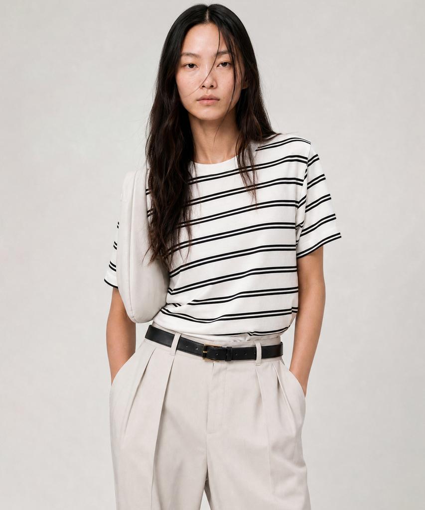 Lugkaeseuteu Jen Stripe T-Shirt / Jen Stripe T-Shirt_5Colors