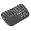 Mini Wireless Keyboard Handheld Remote Control Touchpad Fast Typing with RGB Backlight for Android TV Box