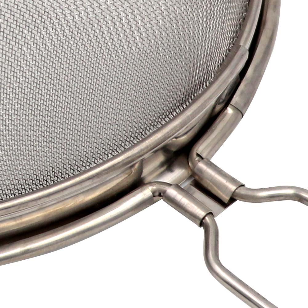Stainless Steel Bee Honey Filter Strainer Machine Tool Extractor Double-Layer Honey Sieve Filtration Beekeeping Tools