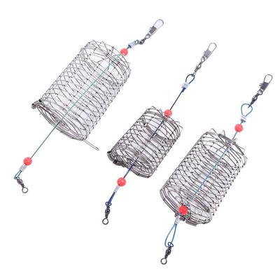 Container Fishing Accessories Fishing Bait Cage Fishing Lure Cage Bait Feeder Feeding Trap Basket