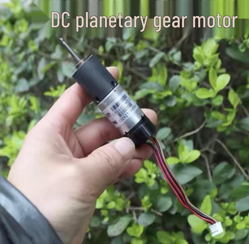 22mm High Torque DC Geared Motor with Hall Sensor, 5-12V