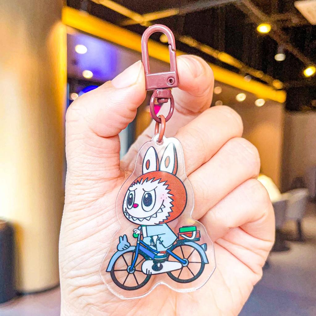 Adorable Labubu Acrylic Keychain Cute Cartoon Sheep Design Perfect Gift Accessory