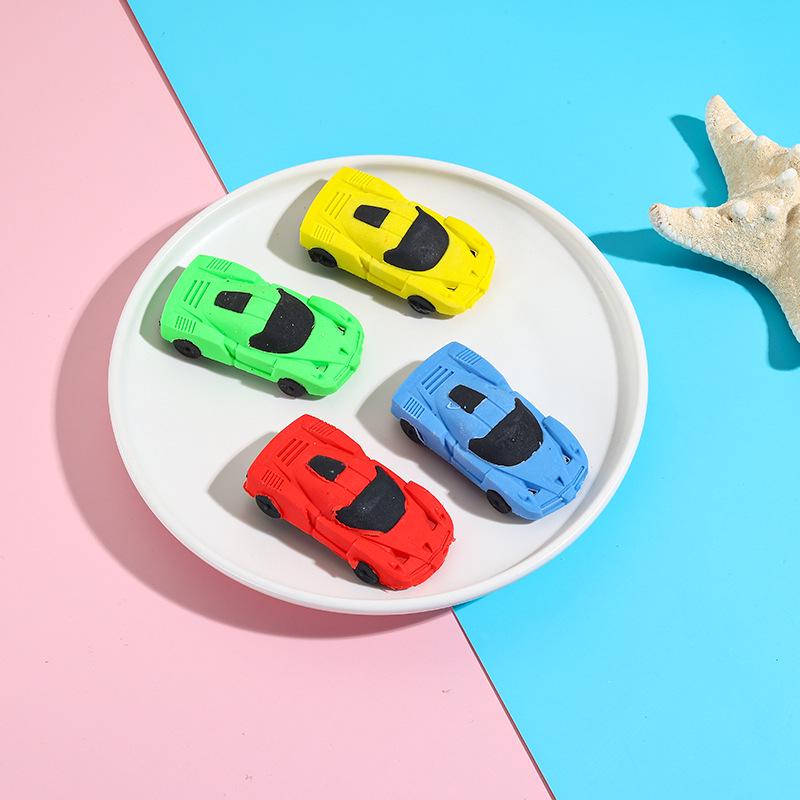 Detachable Small Car-Shaped Eraser for Primary School Students
