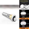 Durable Stainless Steel Flip Top Basin Stopper With White Rubber Ring For Contemporary Bathrooms