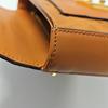 [Pre-Owned] Millie Visetos Metallic Hardware Laurel Leaf Lock Monogram Smooth Envelope Crossbody Bag Coated Canvas Napa Leather Should - Good #1CQ40OW