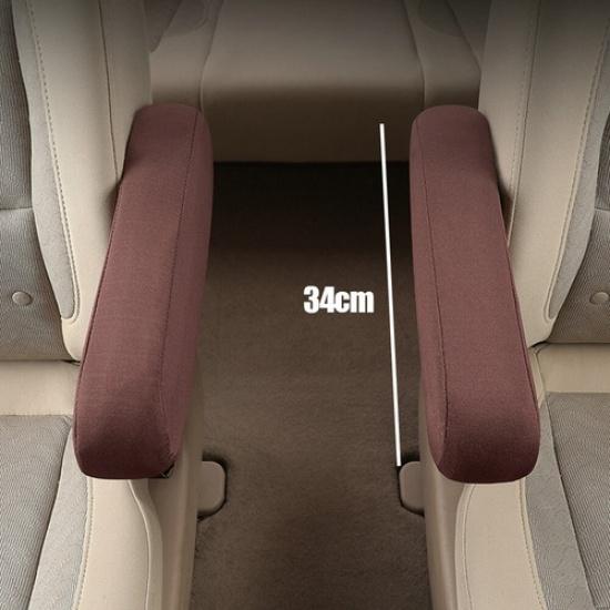 2Pcs Elastic Fabric Vehicle Car Interior Seat Armrest Protector Cover Universal