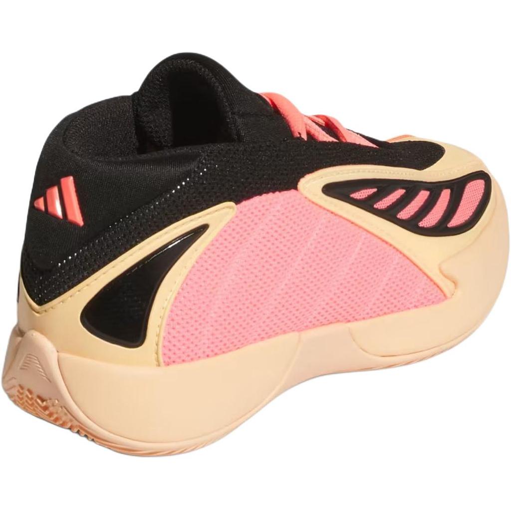 Adidas AE2 With Love Comfortable Durable Non-Slip Wear-Resistant Low-Top Kids Basketball Shoes Kids Basketball Shoes Orange Black JS3501