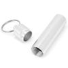 Mini Pill Box Aluminum Alloy Waterproof Keychain Pill Holder Organizer for Outdoors