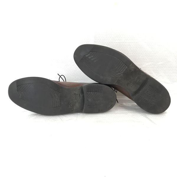 Allen Edmonds Stockbridge Leather U-Tip Dress Shoes 10D 27.5-28cm Brown(USED)