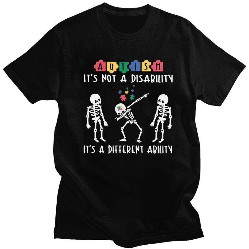 

Custom Mens Funny Black Autism Quotes T Shirt Short-Sleeve Cotton Tshirt Classic T-shirt Leisure Tees Clothes - Men s Summer ... 5XL різнокольоровий